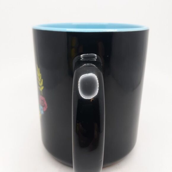 Sugar Skull Coffee Cup 18 oz Ceramic Mug Day Of The Dead Mug. New - Picture 7 of 8